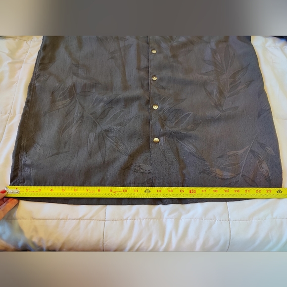 NWOT Men's Van Heusen Dark Gray Button Down Dress Shirt 🔘 (Large) 16-16.5 🖤🩶 - Picture 12 of 16